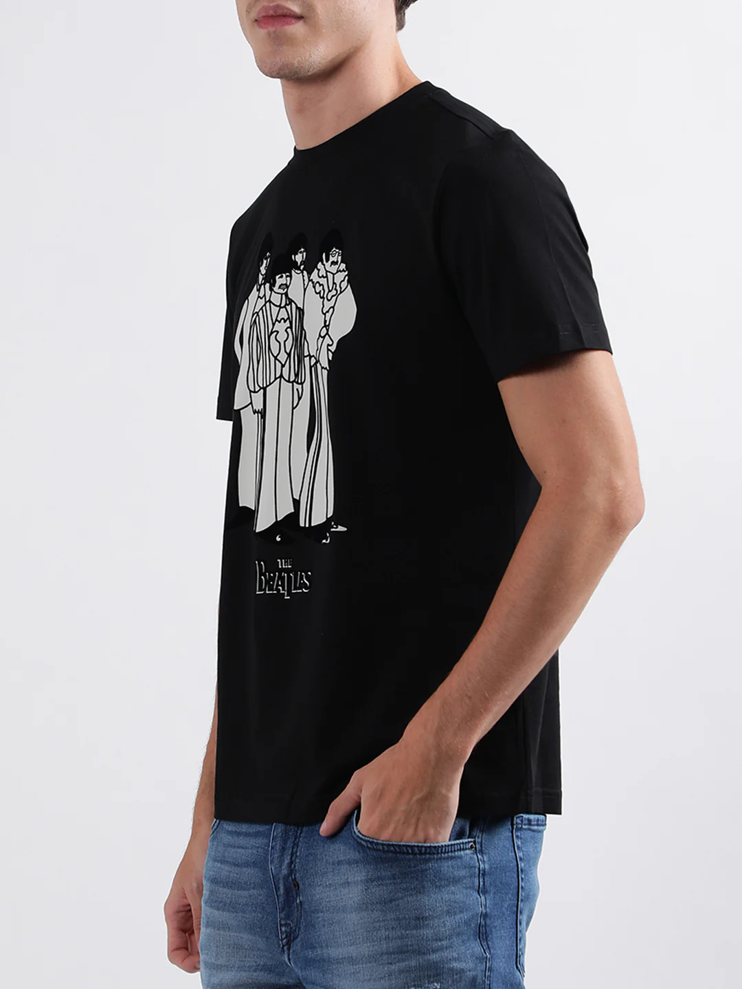 Antony Morato Black Printed Regular Fit Tshirt - Image 2