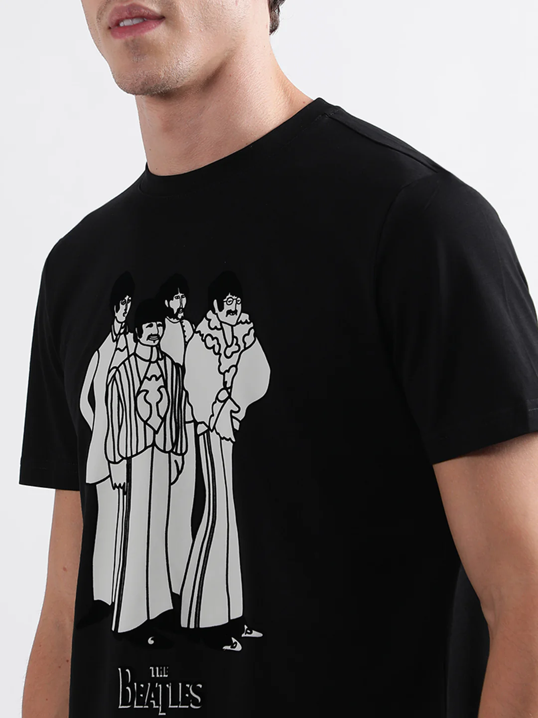 Antony Morato Black Printed Regular Fit Tshirt - Image 5