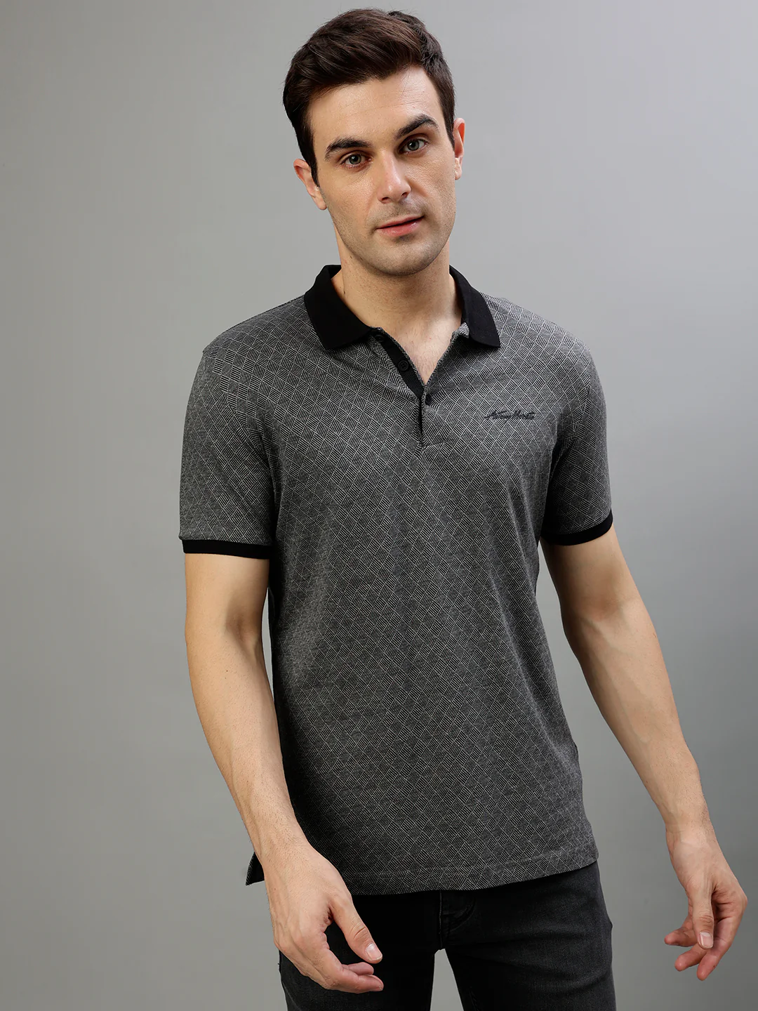 Antony Morato Black Fashion Regular Fit Polo Tshirt - Image 2