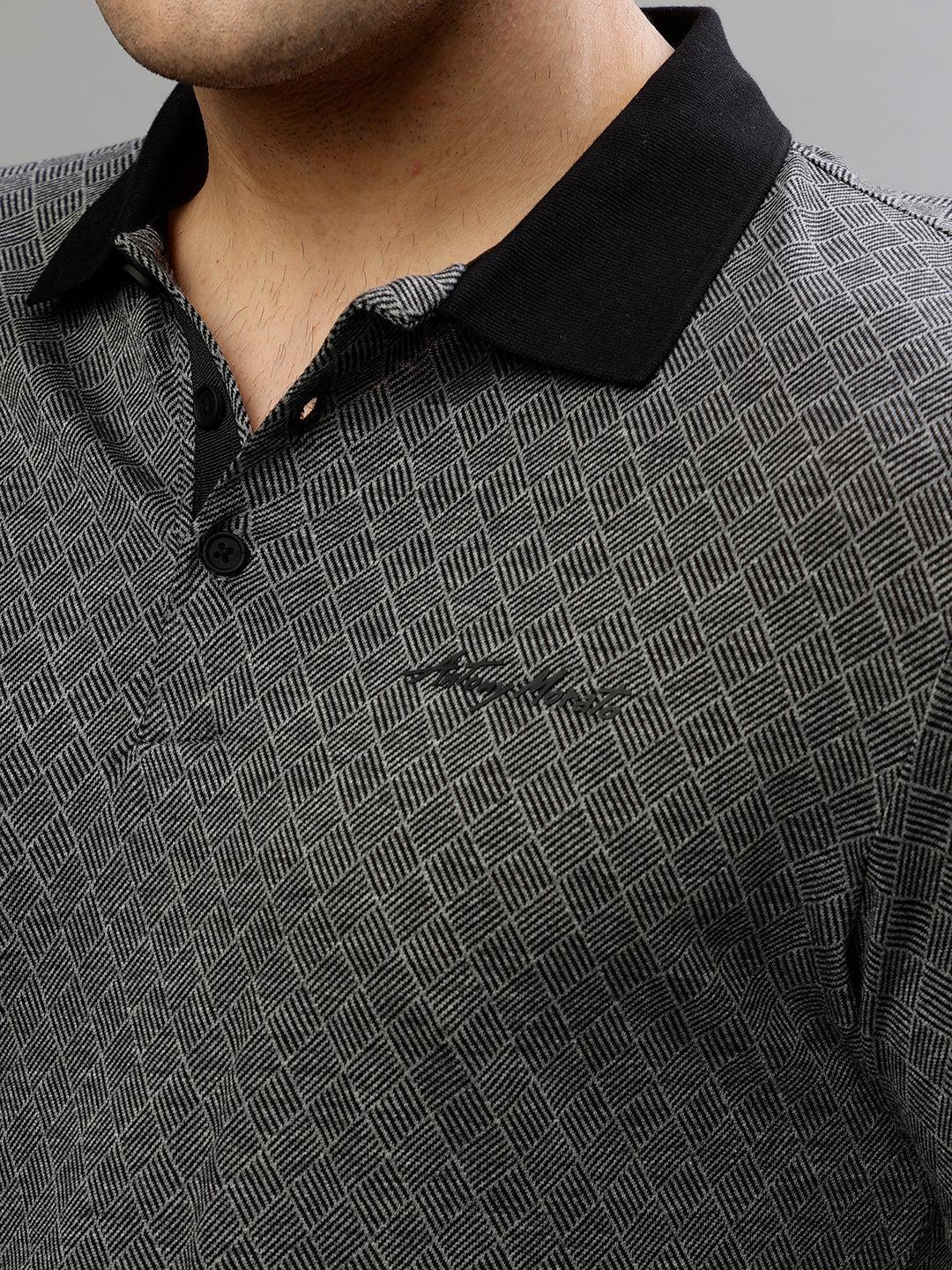 Antony Morato Black Fashion Regular Fit Polo Tshirt - Image 7