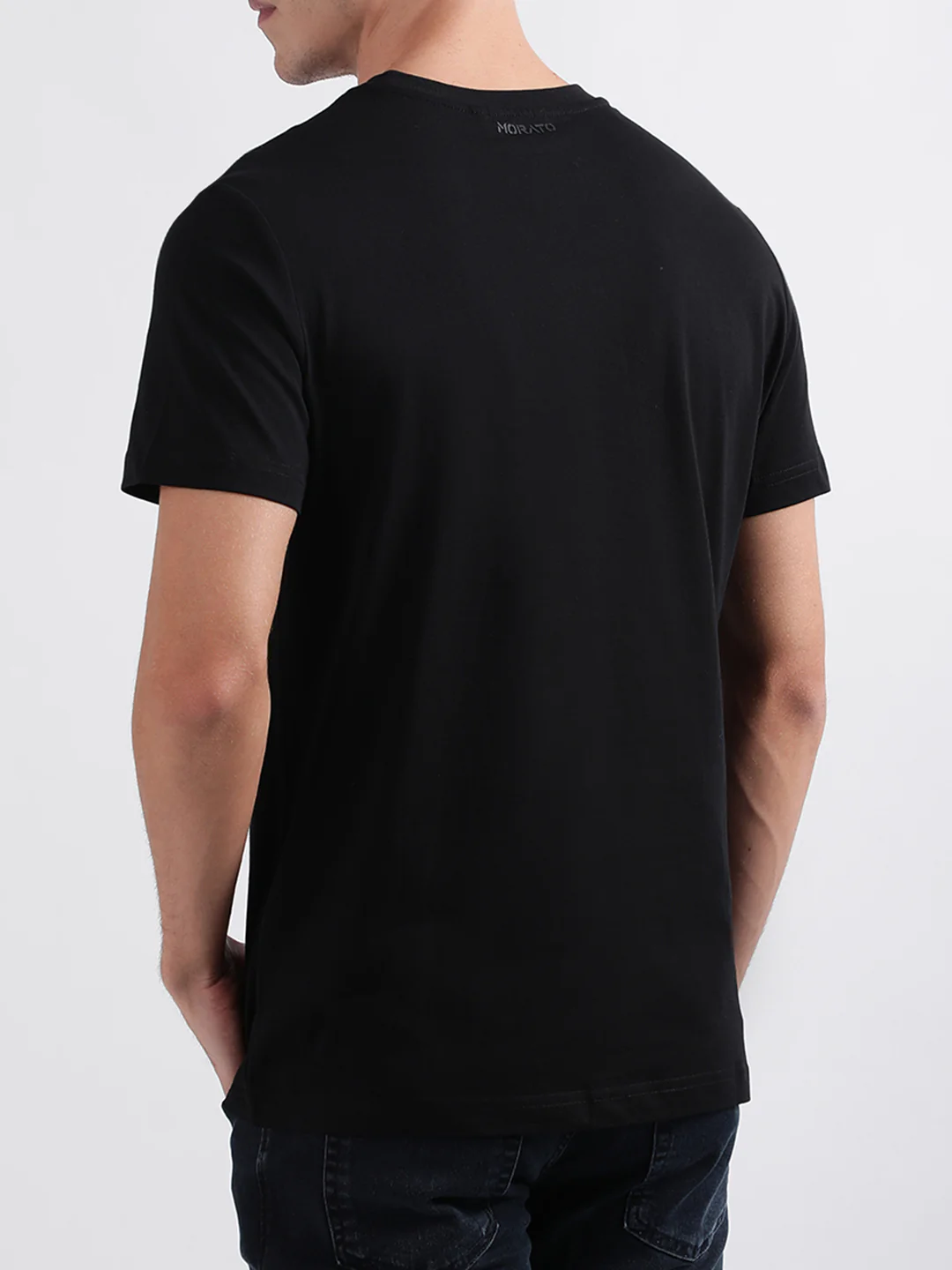 Antony Morato Black Printed Regular Fit Tshirt - Image 3