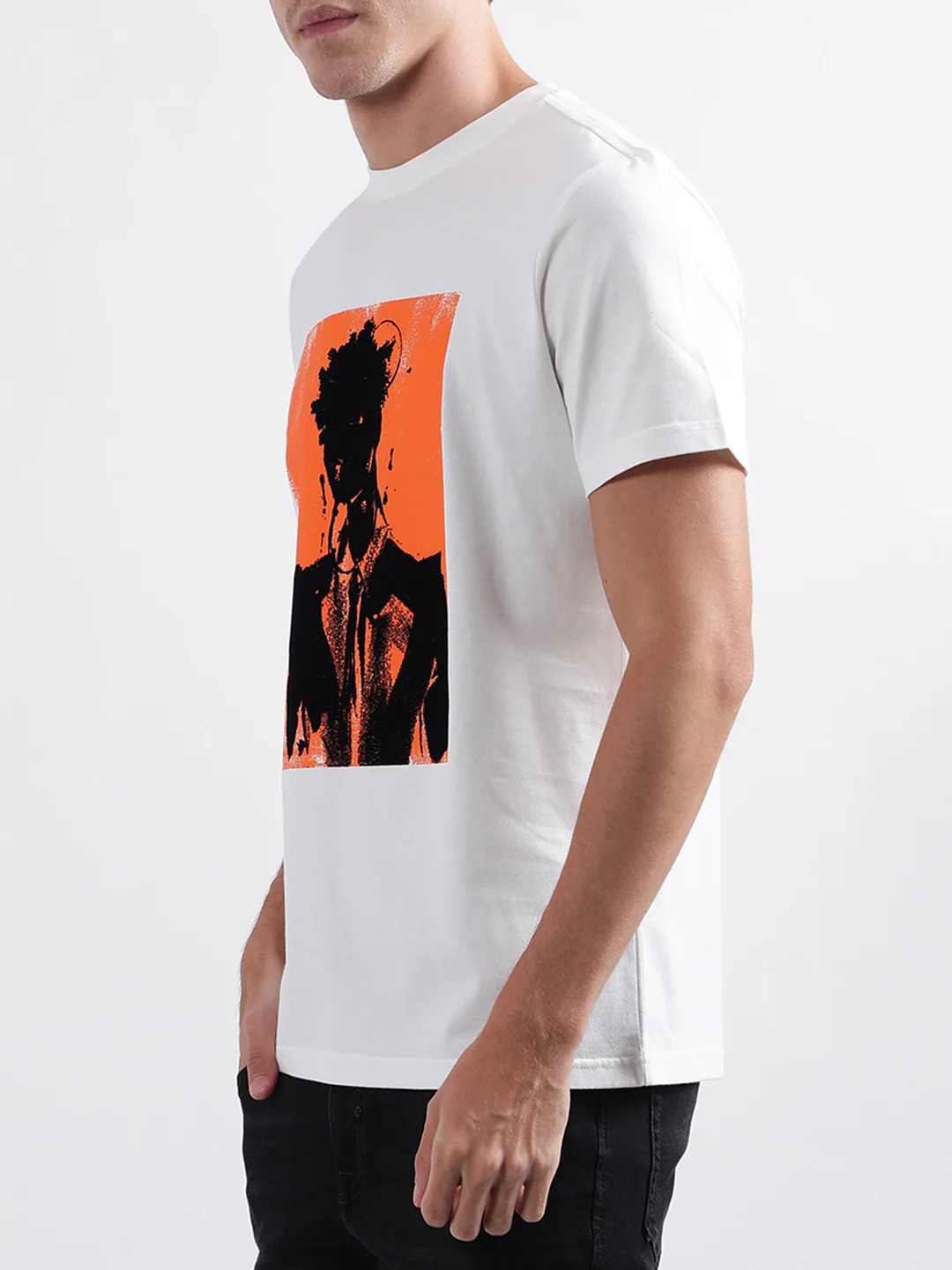 Antony Morato White Printed Regular Fit Tshirt - Image 2