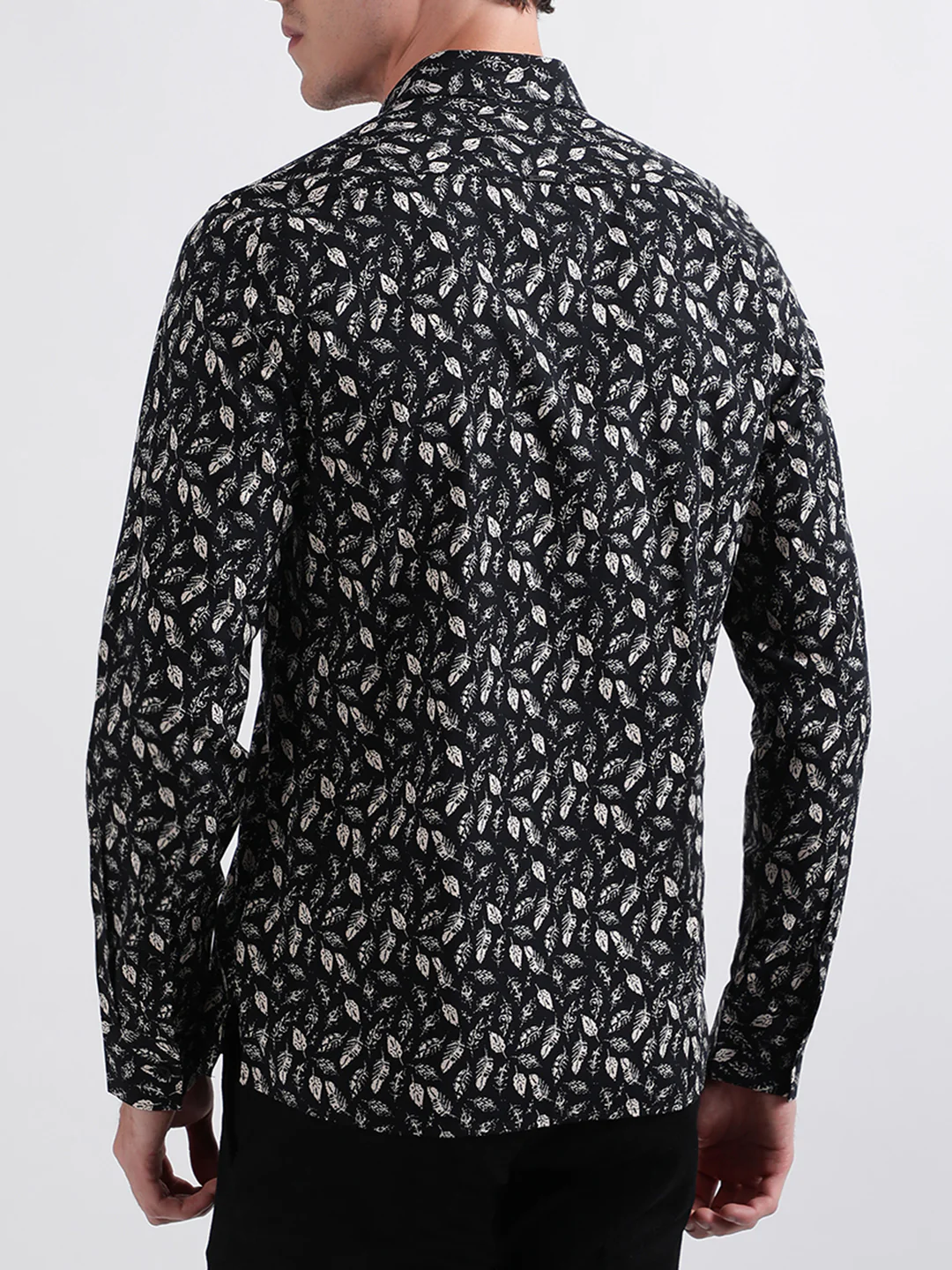 Antony Morato Black Printed Regular Fit Shirt - Image 3