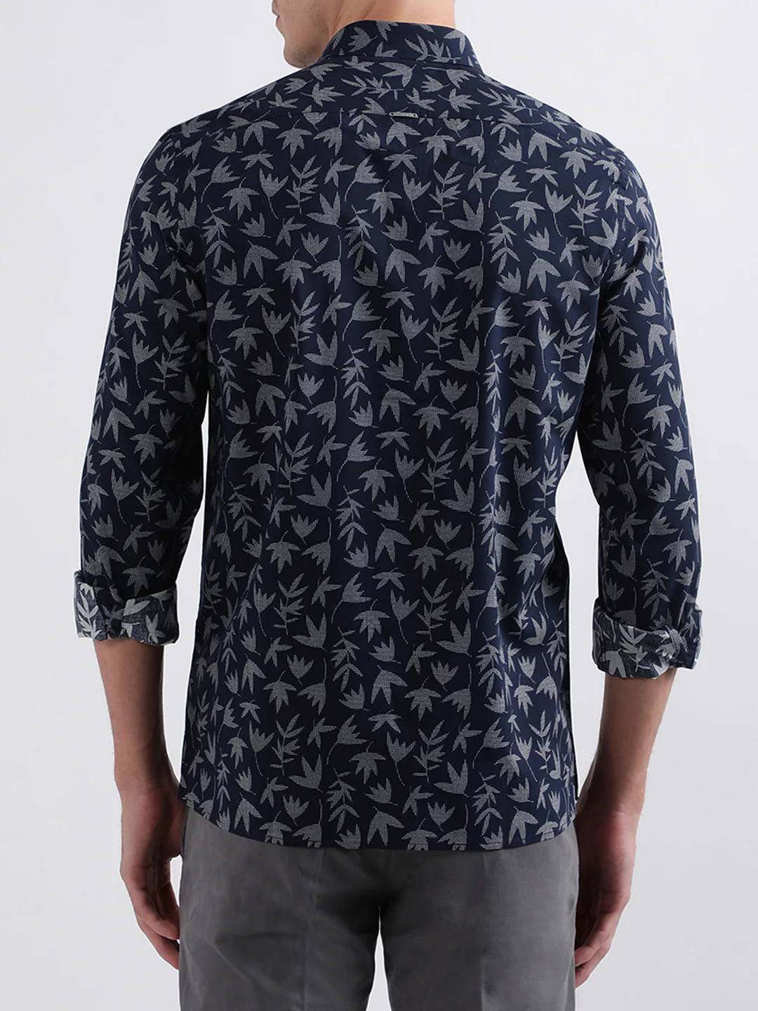 Antony Morato Blue Printed Regular Fit Shirt - Image 3
