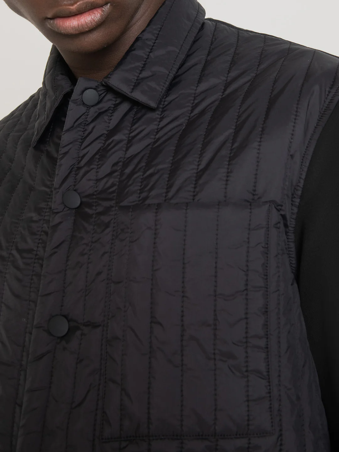 Antony Morato Men Solid Shirt Collar Full Sleeves Jacket - Image 4