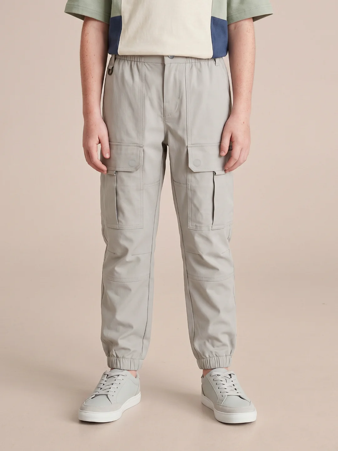 Antony Morato Cream Regular Fit Solid Boys Trouser - Image 2