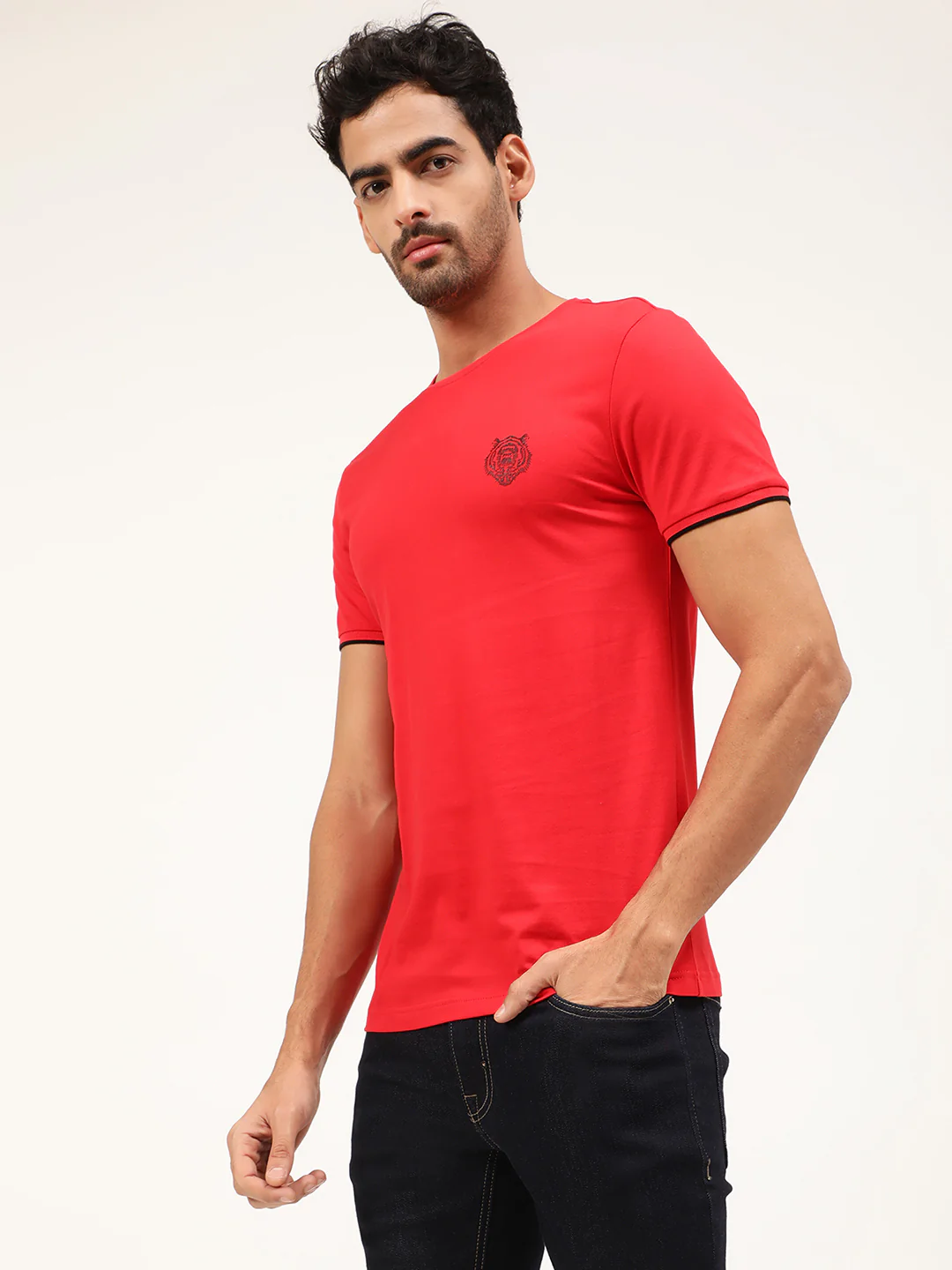 Antony Morato Fire Red Slim Fit Tshirt - Image 3
