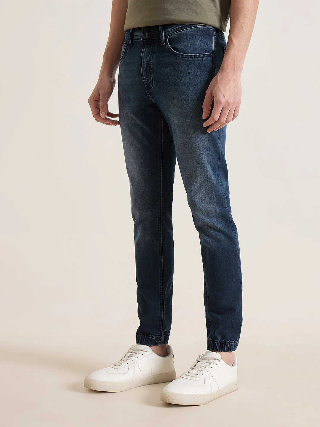 Antony Morato Men Blue Solid Skinny Fit Jeans - Image 3