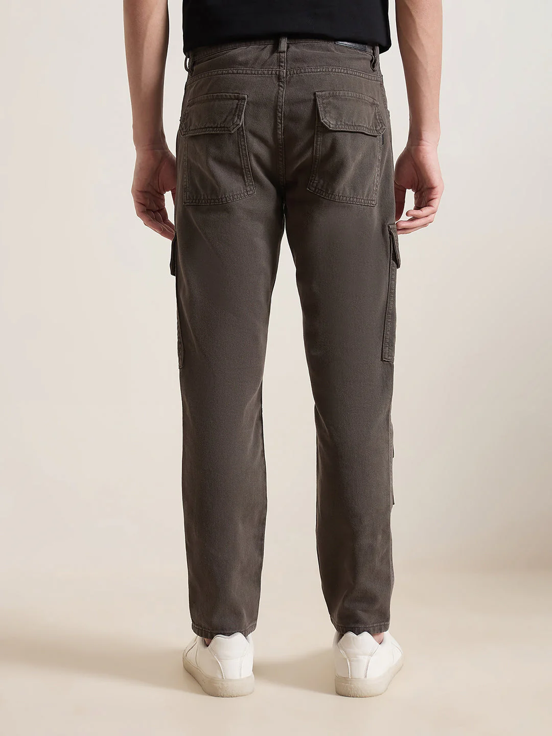 Antony Morato Men GREEN Solid Regular Fit Pure Cotton Jeans - Image 2