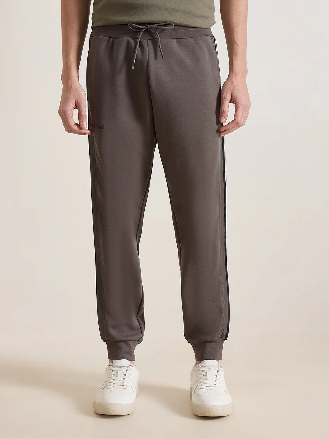 Antony Morato Men GREEN Solid Slim Fit Sweatpant
