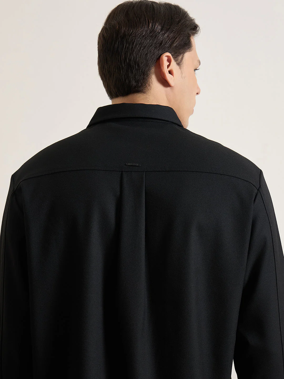 Antony Morato Men Black Solid Relaxed Fit Shirt - Image 5