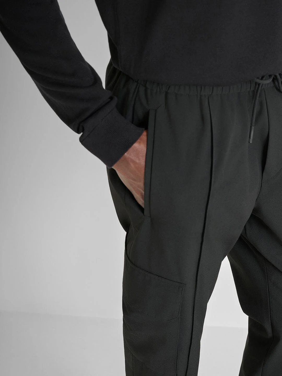 Antony Morato Men Straight Fit Black Solid Trouser - Image 4
