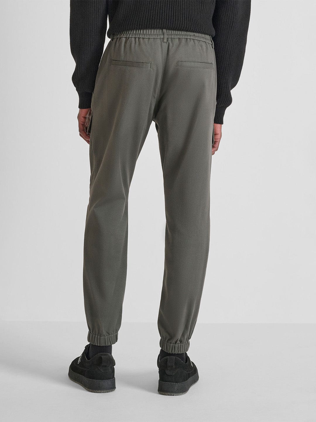 Antony Morato Men Straight Fit Green Solid Trouser - Image 3