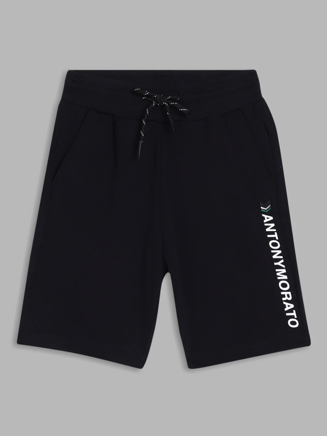 Antony Morato Kids Typography Printed Mid-Rise Shorts