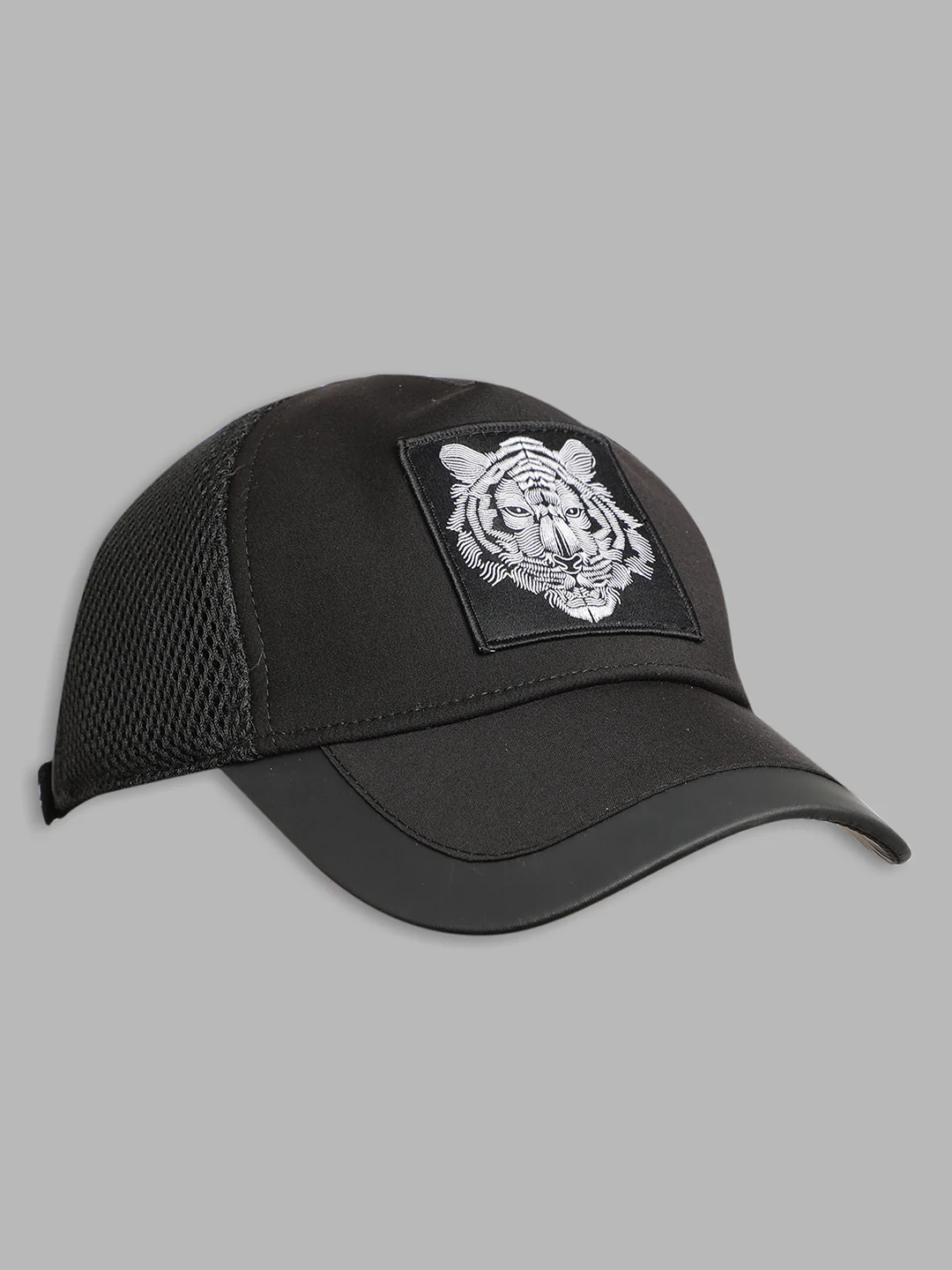 Antony Morato Boys Black  White Embroidered Baseball Caps