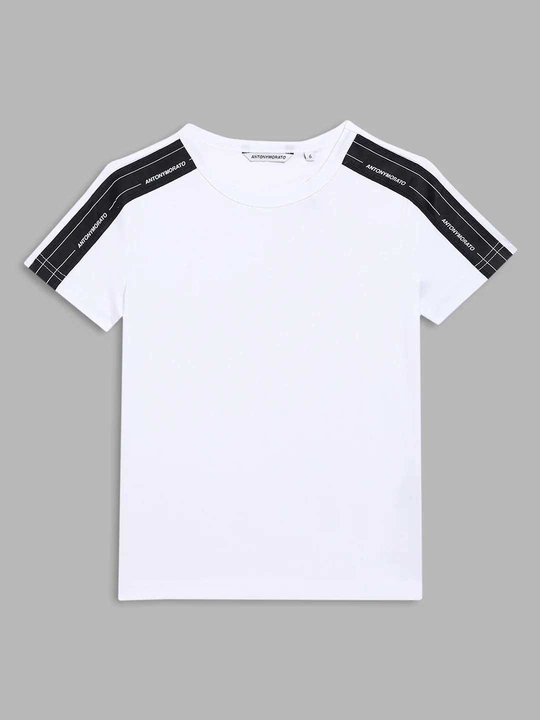 Antony Morato Kids White Regular Fit Tshirt