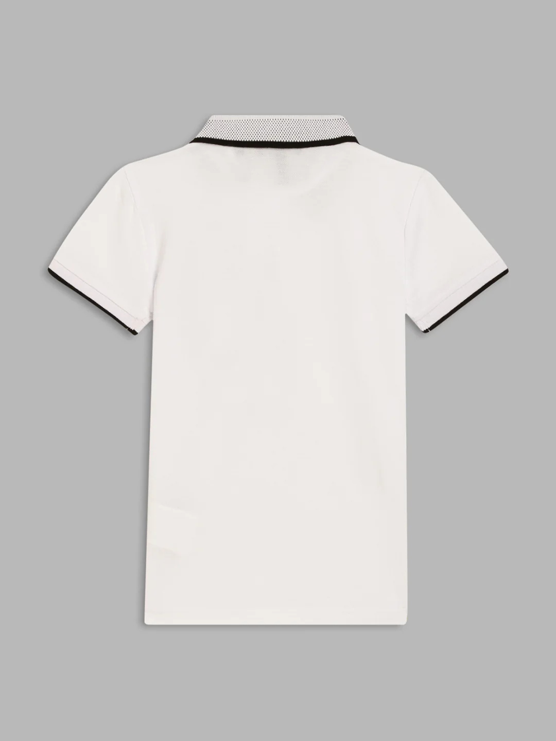 Antony Morato Kids White Regular Fit Polo Tshirt - Image 2