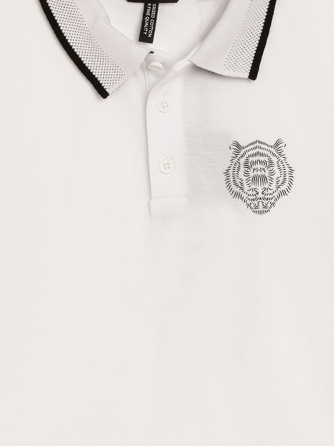 Antony Morato Kids White Regular Fit Polo Tshirt - Image 3