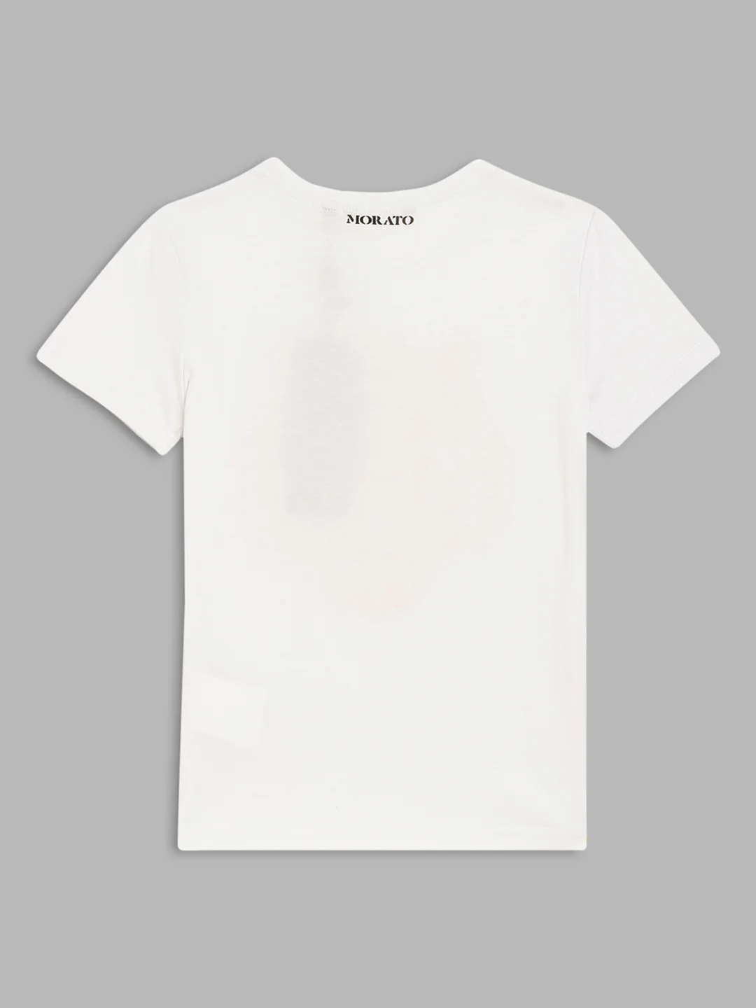 Antony Morato Kids White Printed Regular Fit Tshirt - Image 2