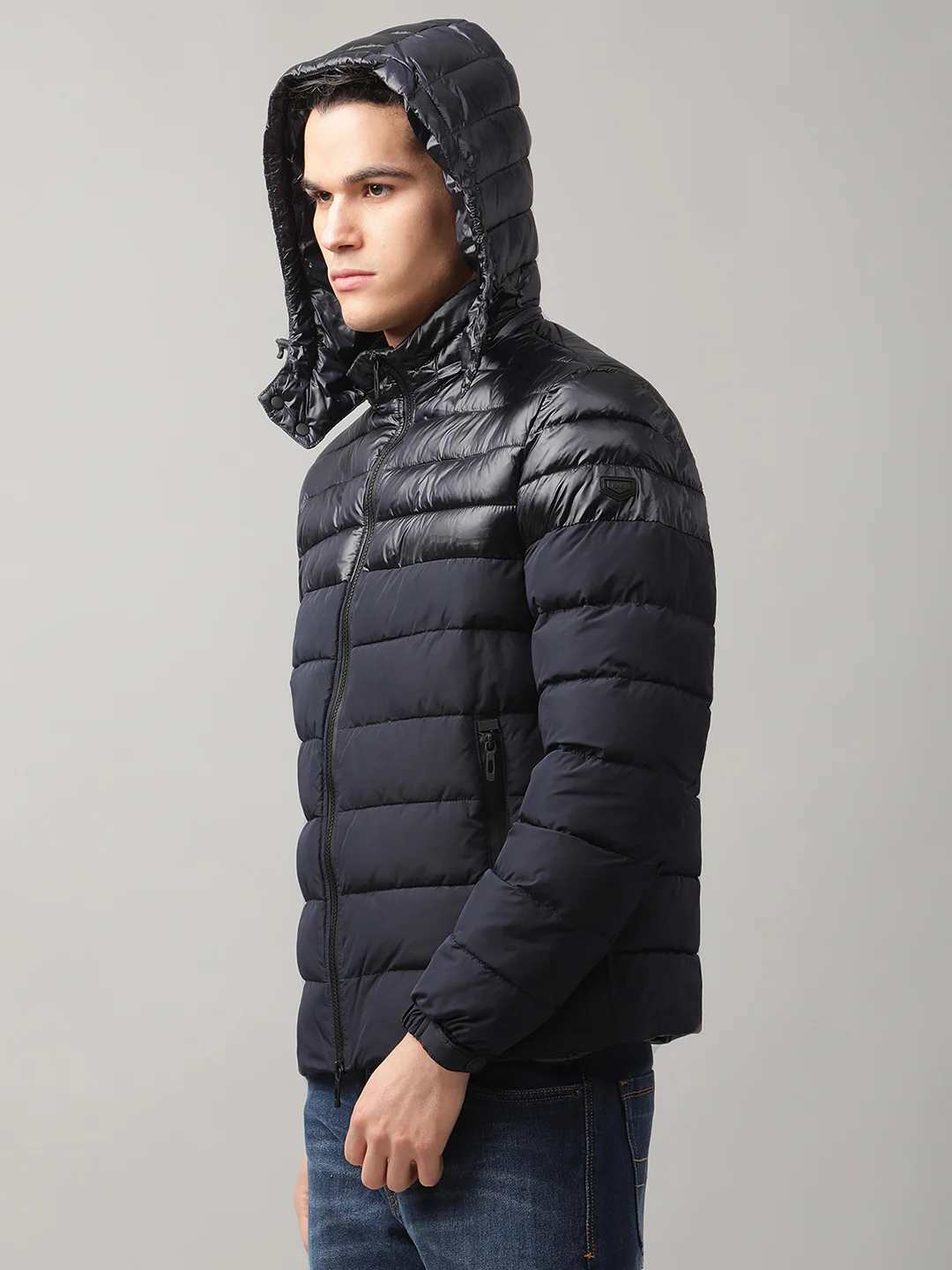Antony Morato Men Blue Padded Jacket - Image 3