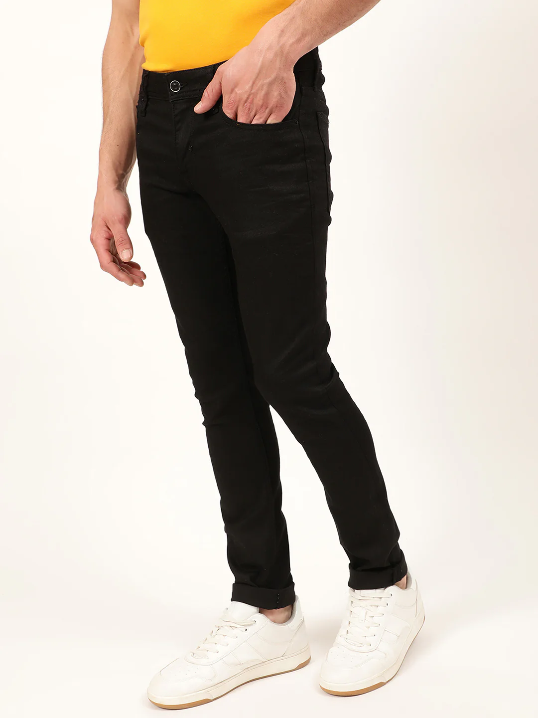 Antony Morato Men Black Tapered Fit Jeans - Image 3