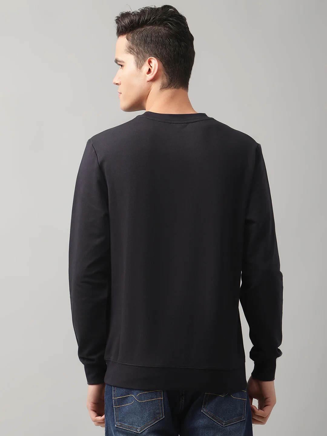 Antony Morato Men Blue Solid Hooded Sweatshirt - Image 2