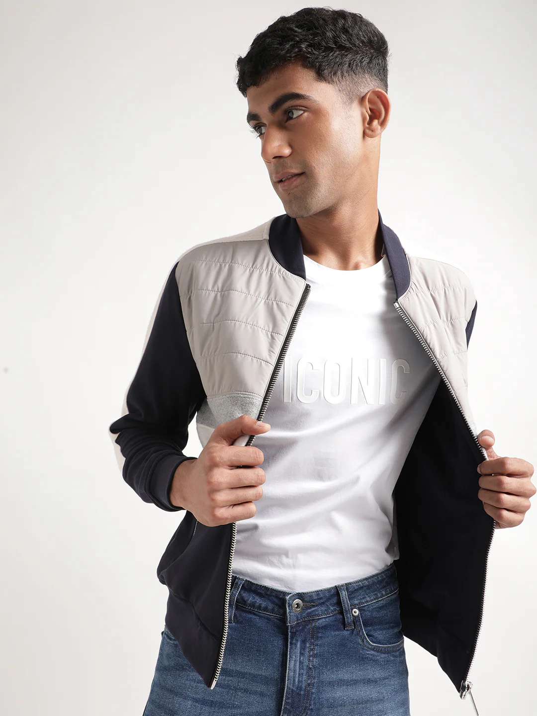 Antony Morato Men Blue Solid Hooded Sweatshirt - Image 3