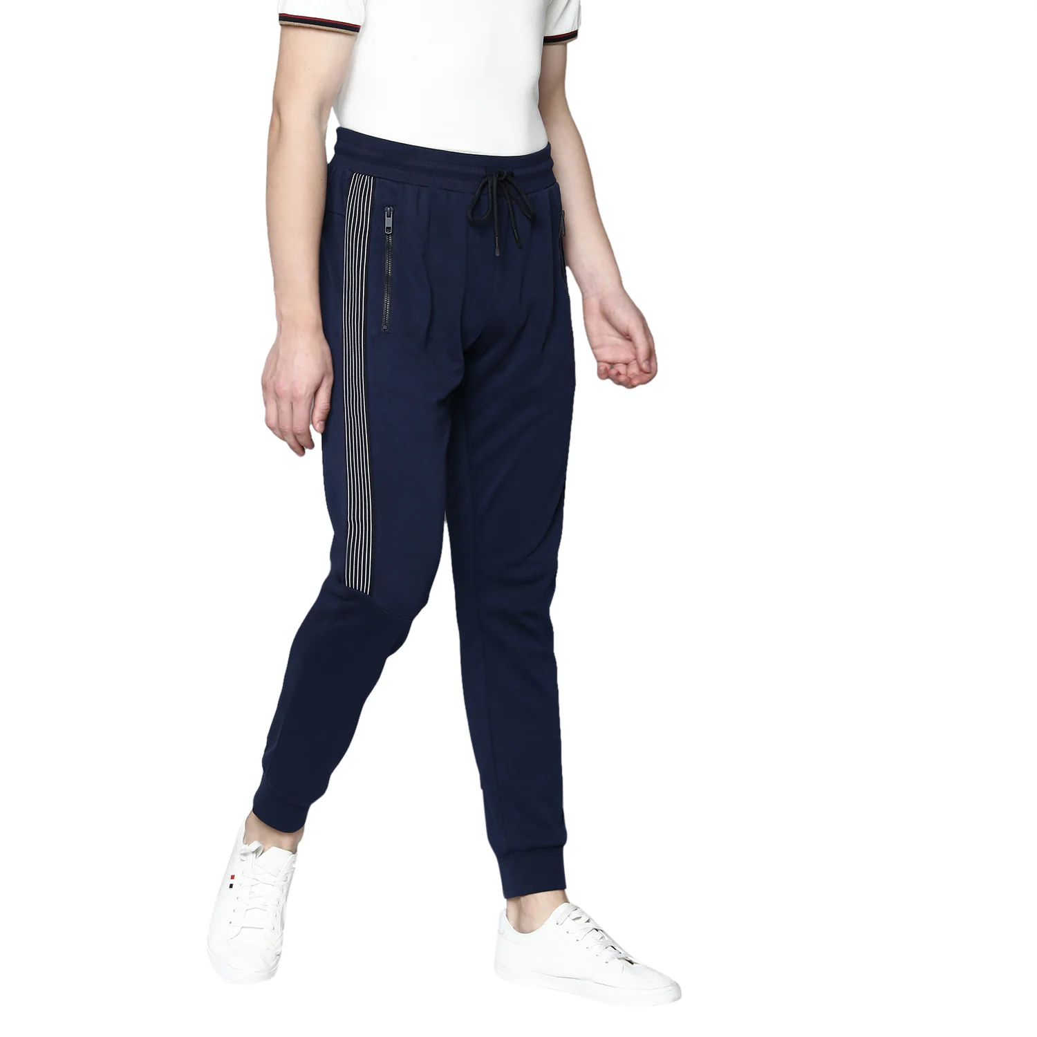 Antony Morato Men Blue Solid Slim Fit Sweatpant - Image 3