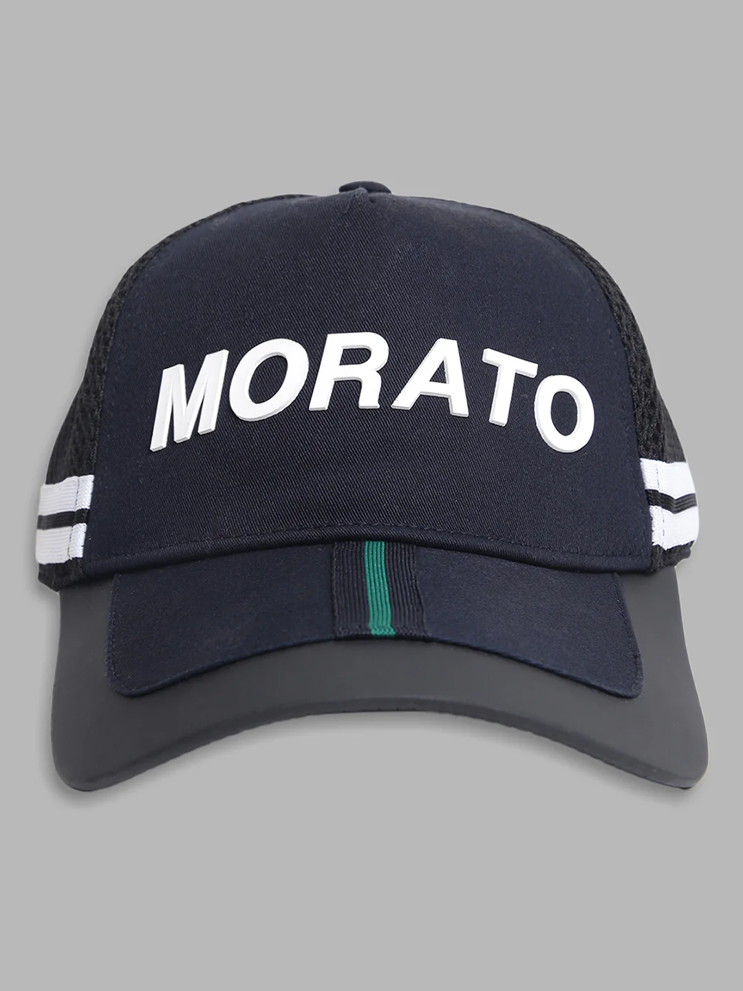 Antony Morato Men Blue  White Printed Cotton Baseball Caps - Image 2