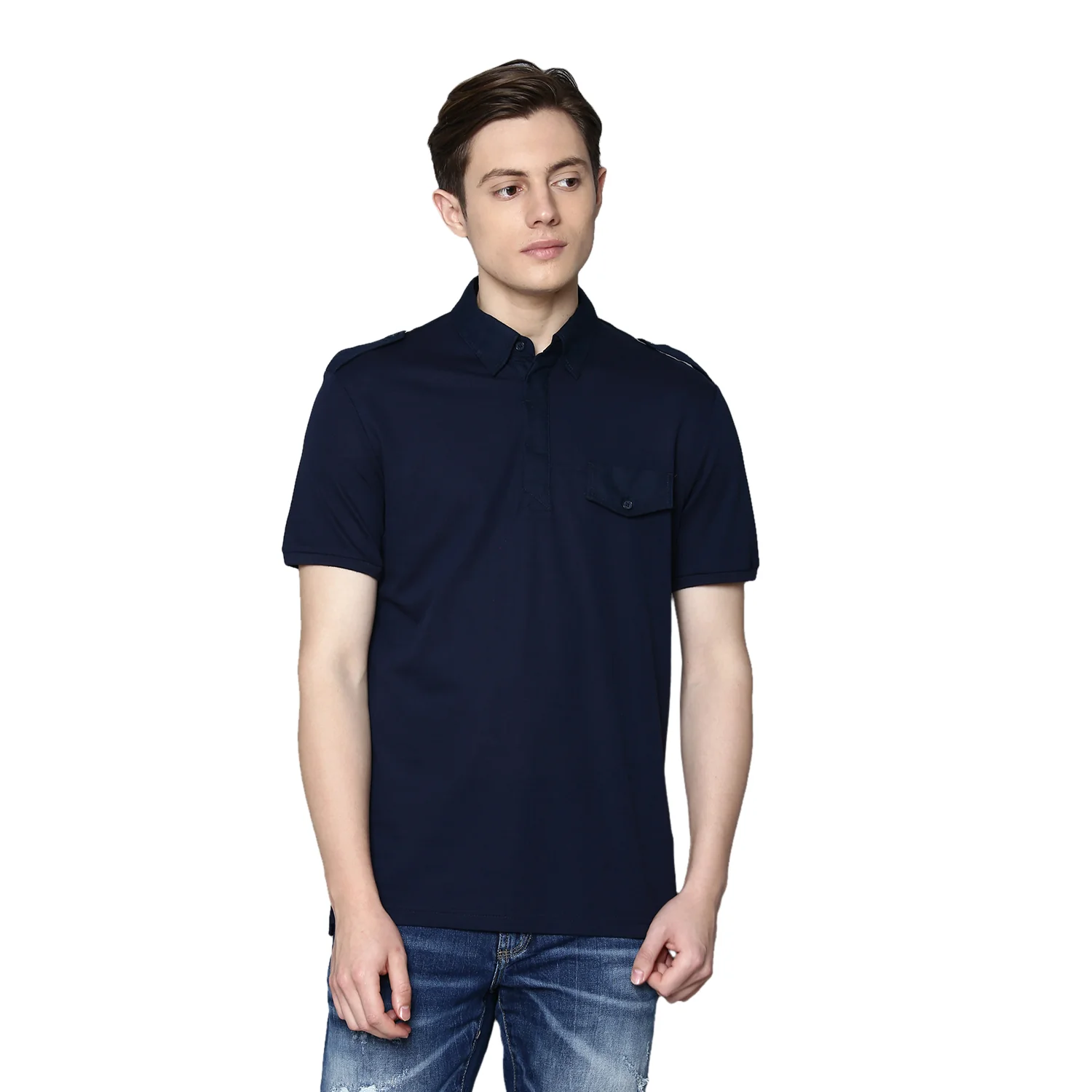 Antony Morato Blue Slim Fit Polo Tshirt