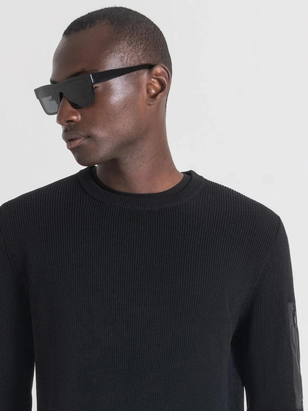 Antony Morato Men Black Pullover Sweater - Image 4