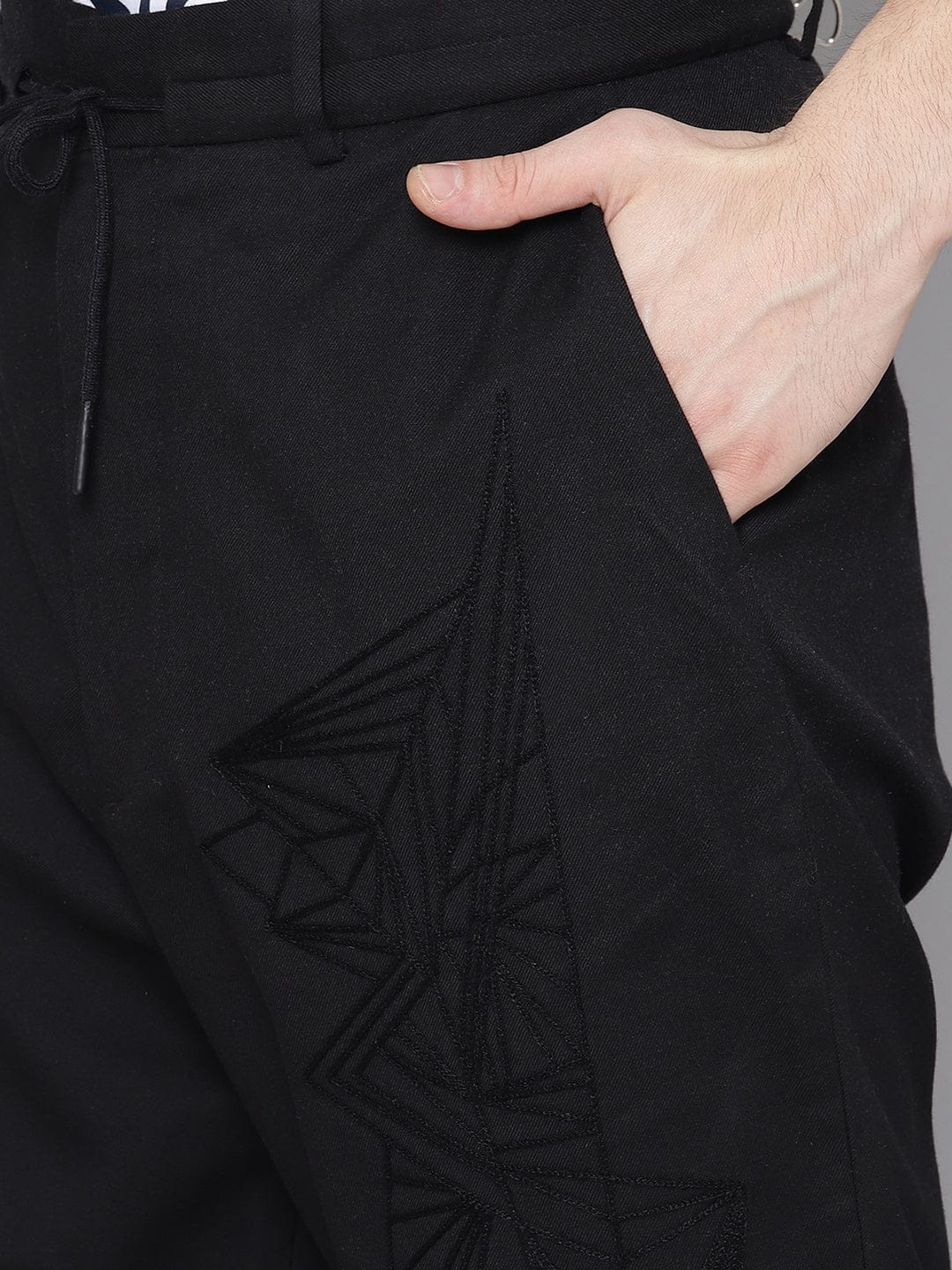Antony Morato Men Black Slim Fit Trouser - Image 7