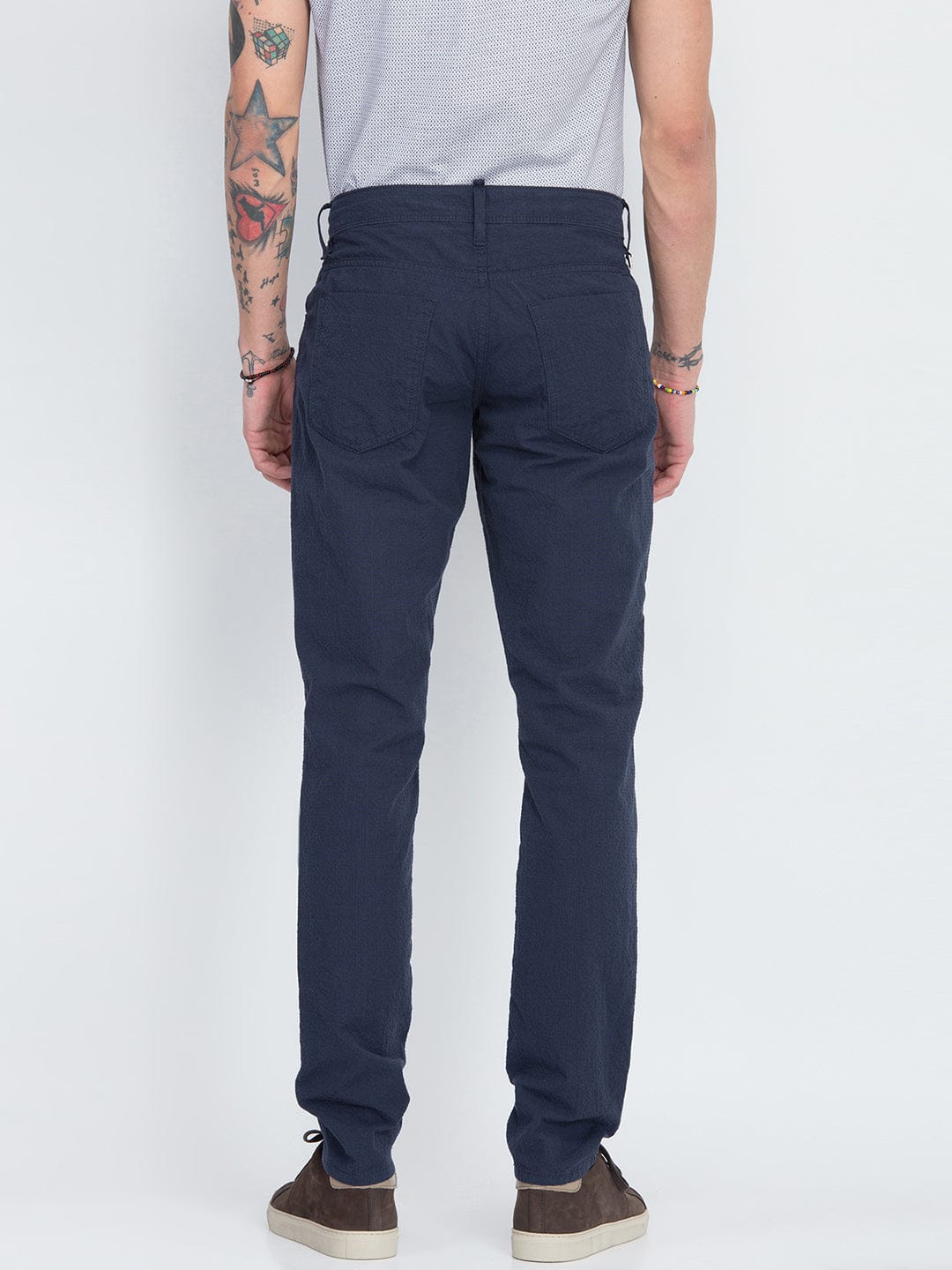 Antony Morato Men Blue Skinny Fit Trouser - Image 5
