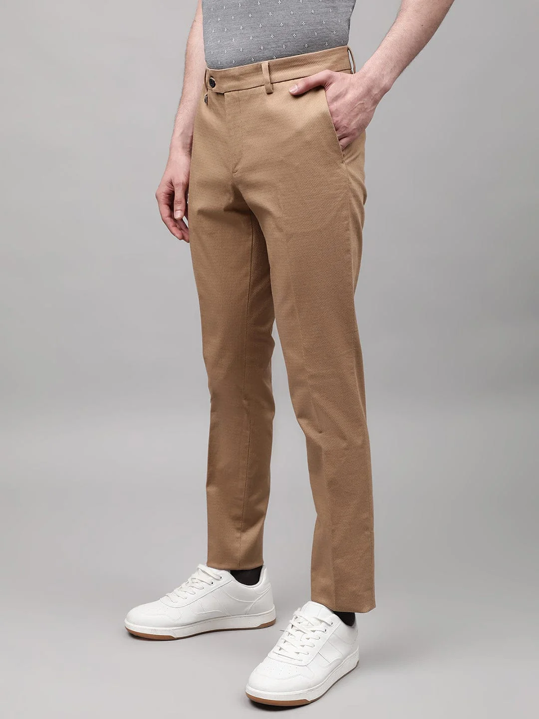 Antony Morato Men Skinny Fit Solid Trouser - Image 3