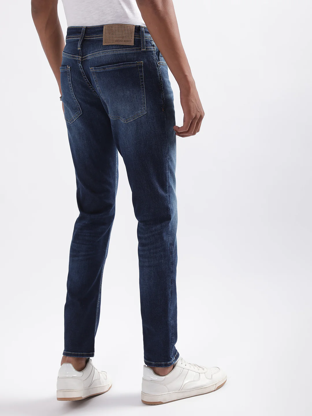 Antony Morato Men Slim Fit Heavy Fade Clean Look Jeans - Image 3
