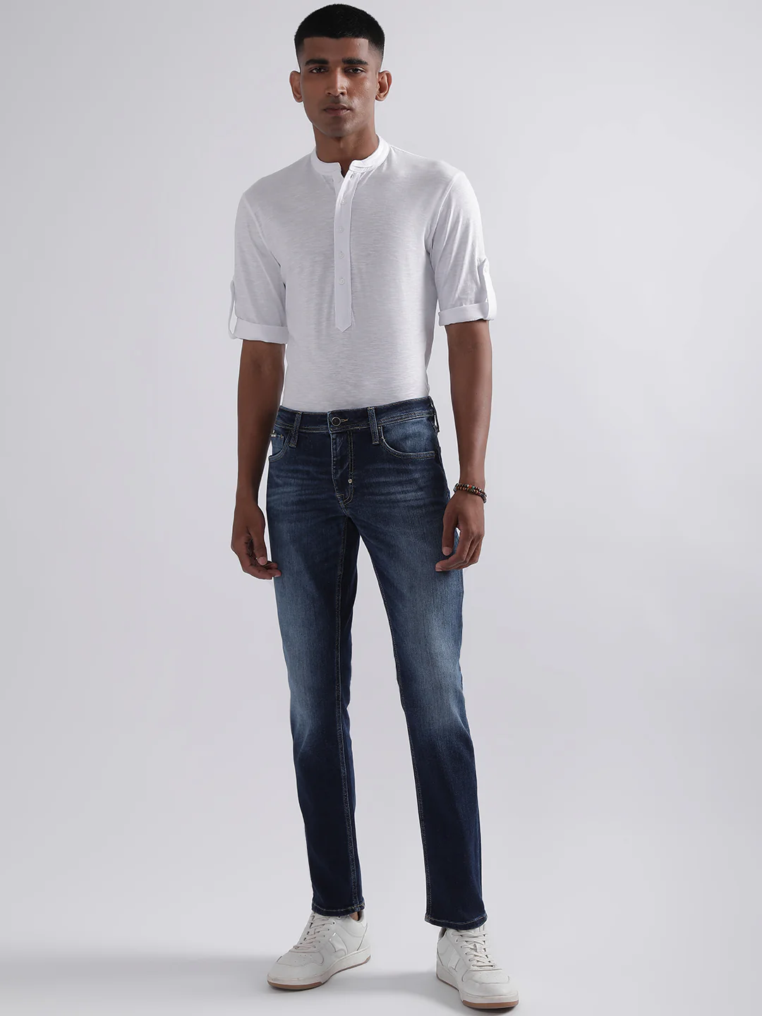 Antony Morato Men Slim Fit Heavy Fade Clean Look Jeans - Image 5