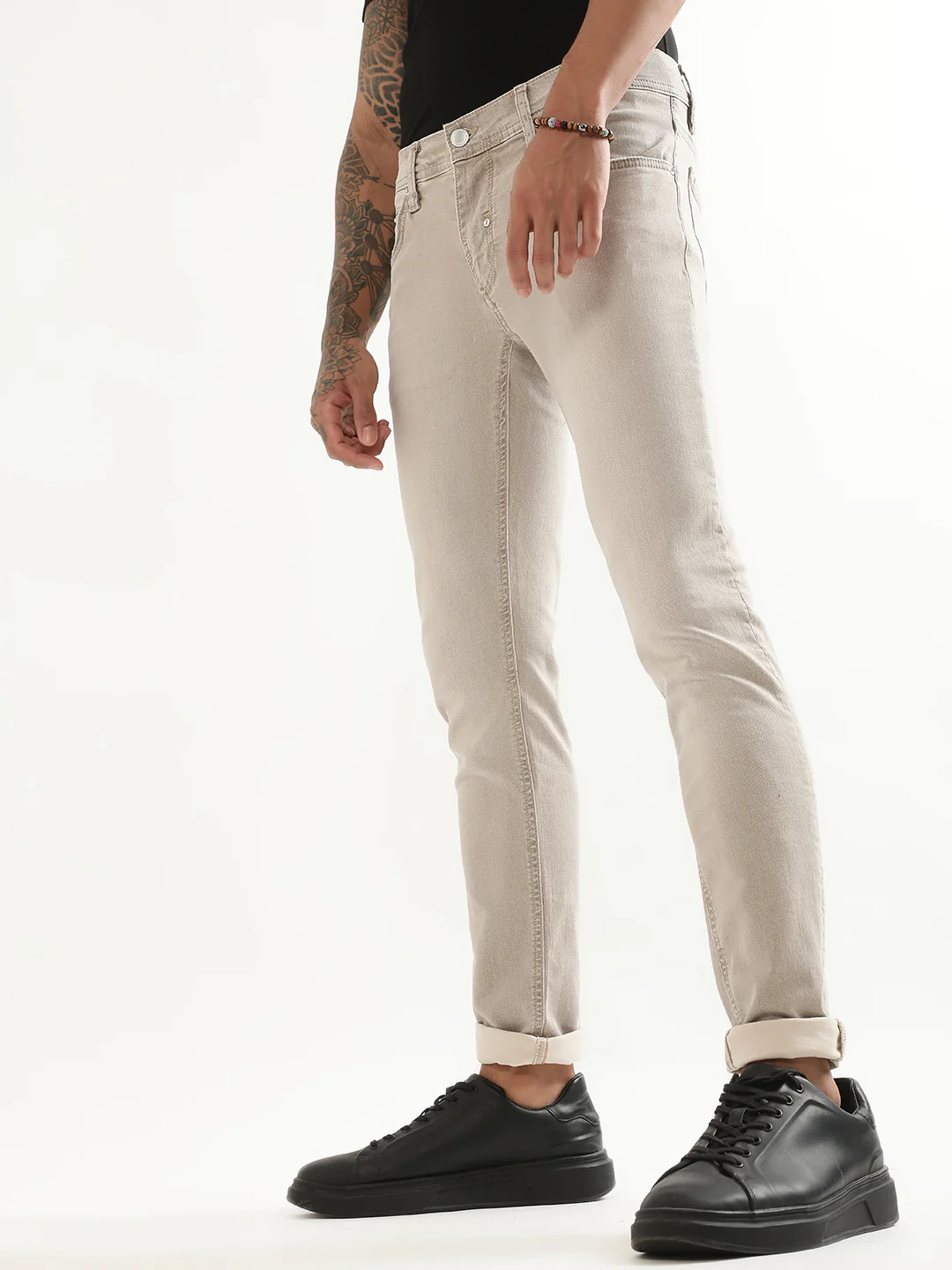 Antony Morato Men Super Skinny Fit Stretchable Cotton Jeans - Image 3