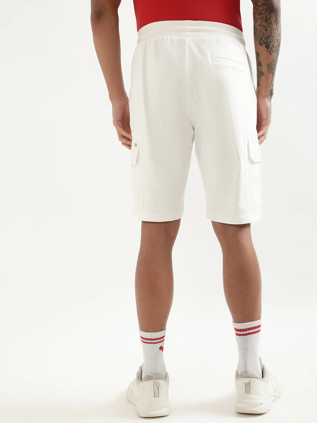 Antony Morato Men Mid-Rise Cotton Shorts - Image 2