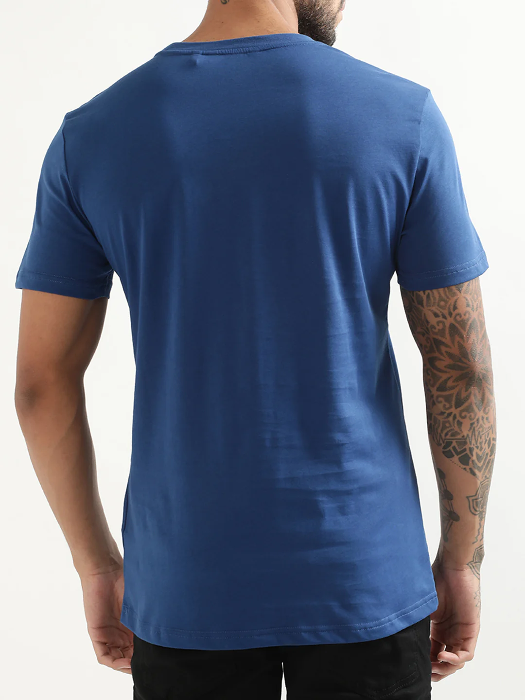 Antony Morato Blue Logo Slim Fit Tshirt - Image 2