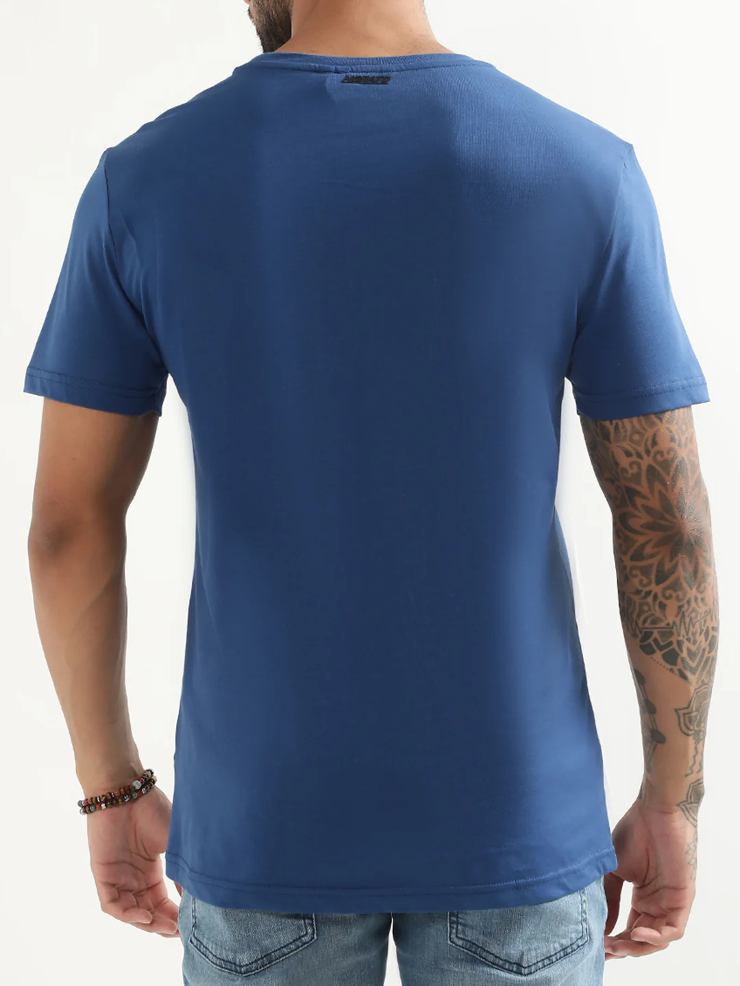 Antony Morato Blue Printed Slim Fit Tshirt - Image 2