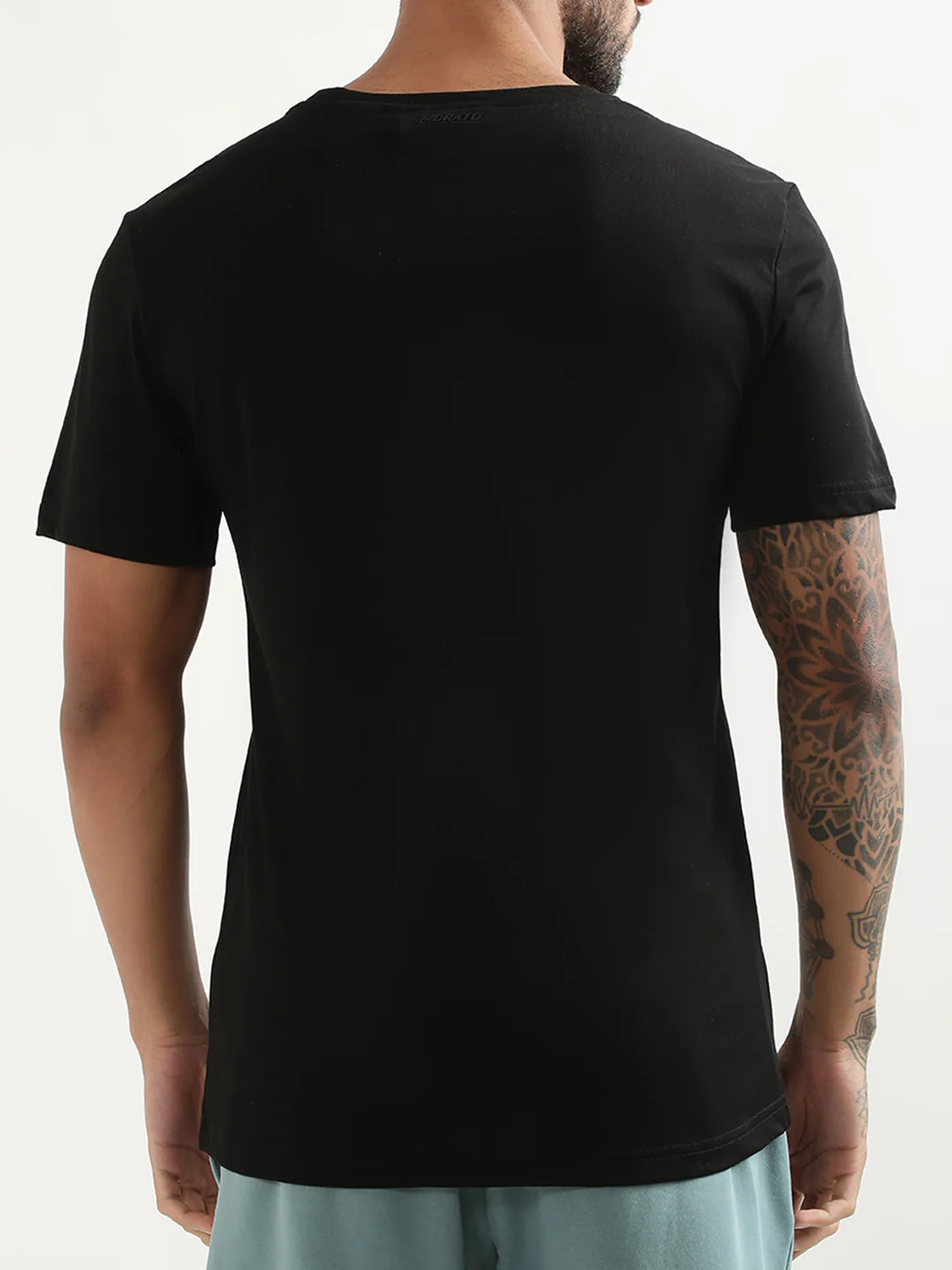 Antony Morato Black Printed Slim Fit Tshirt - Image 2
