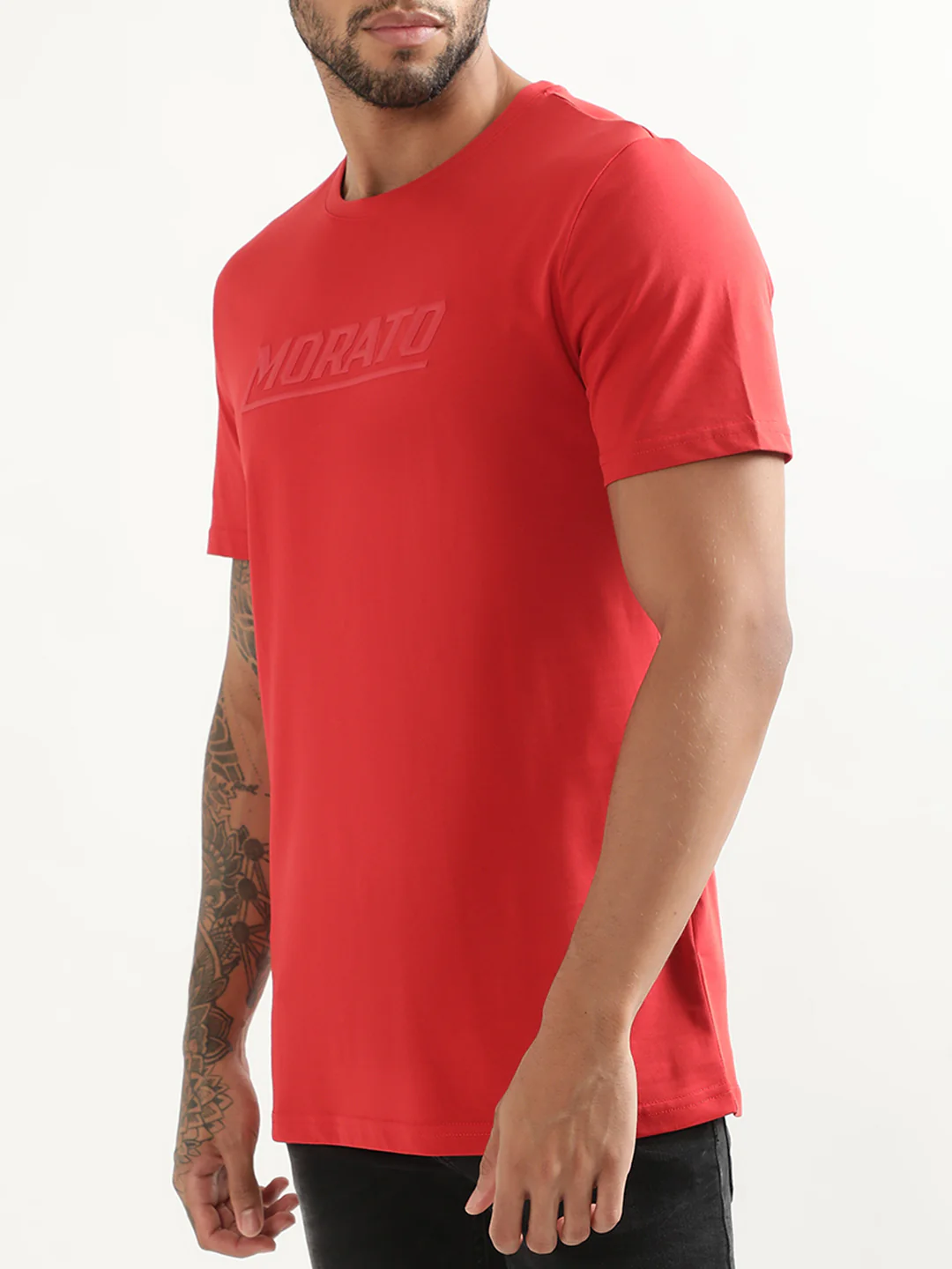Antony Morato Red Logo Slim Fit Tshirt - Image 3
