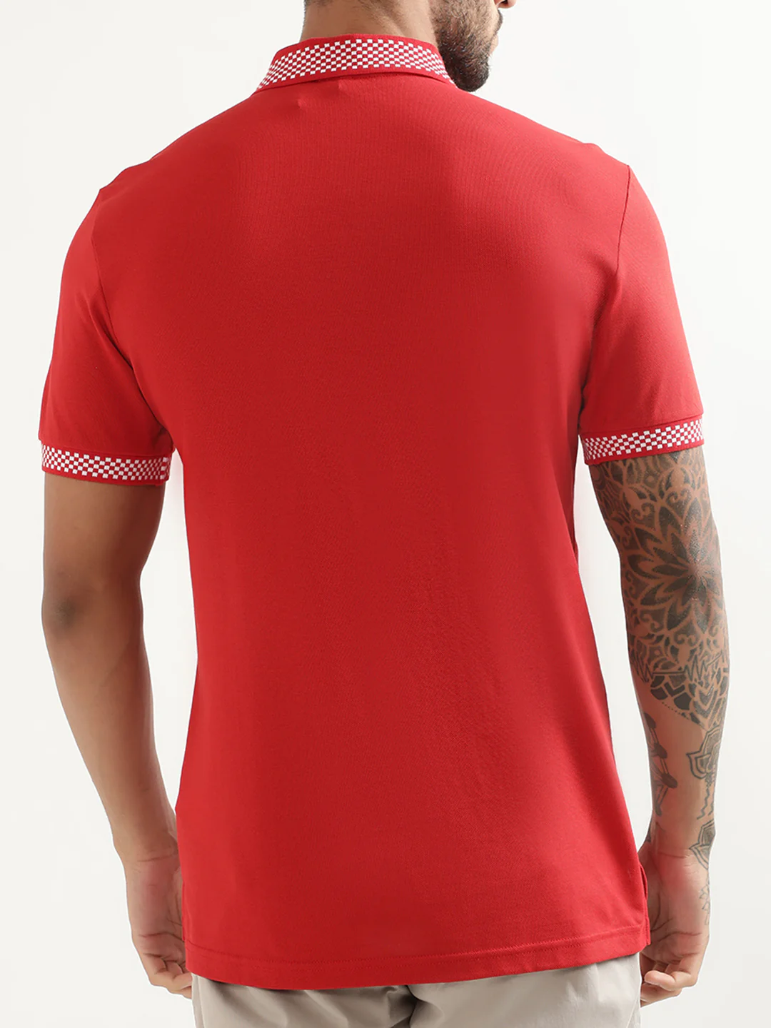 Antony Morato Red Slim Fit Polo Tshirt - Image 2