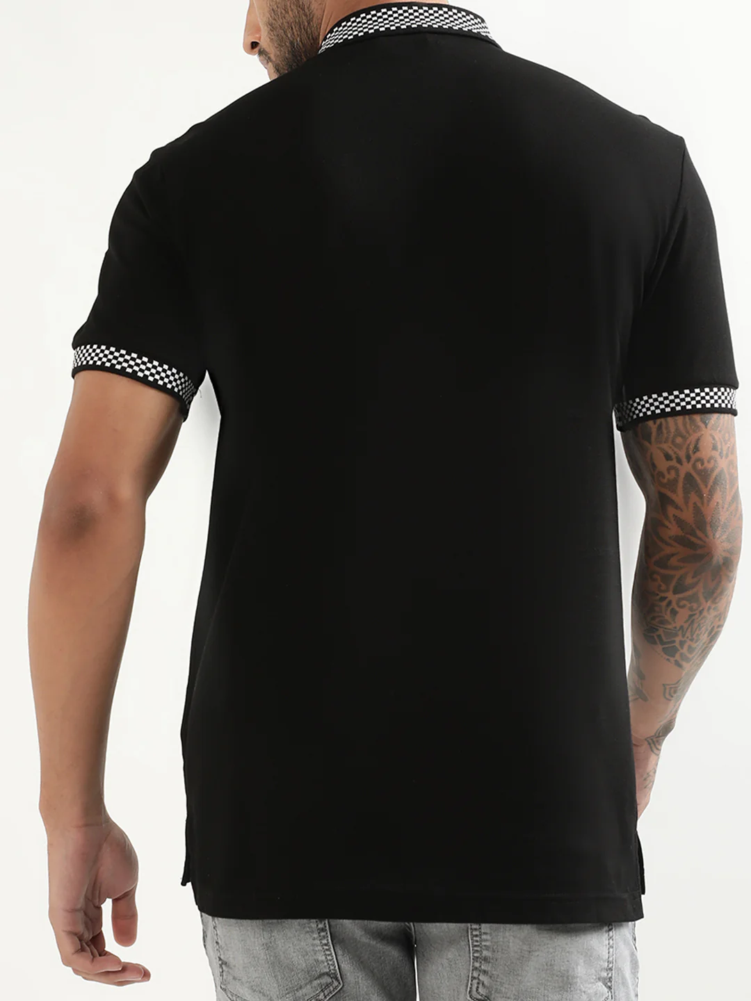 Antony Morato Black Slim Fit Polo Tshirt - Image 2