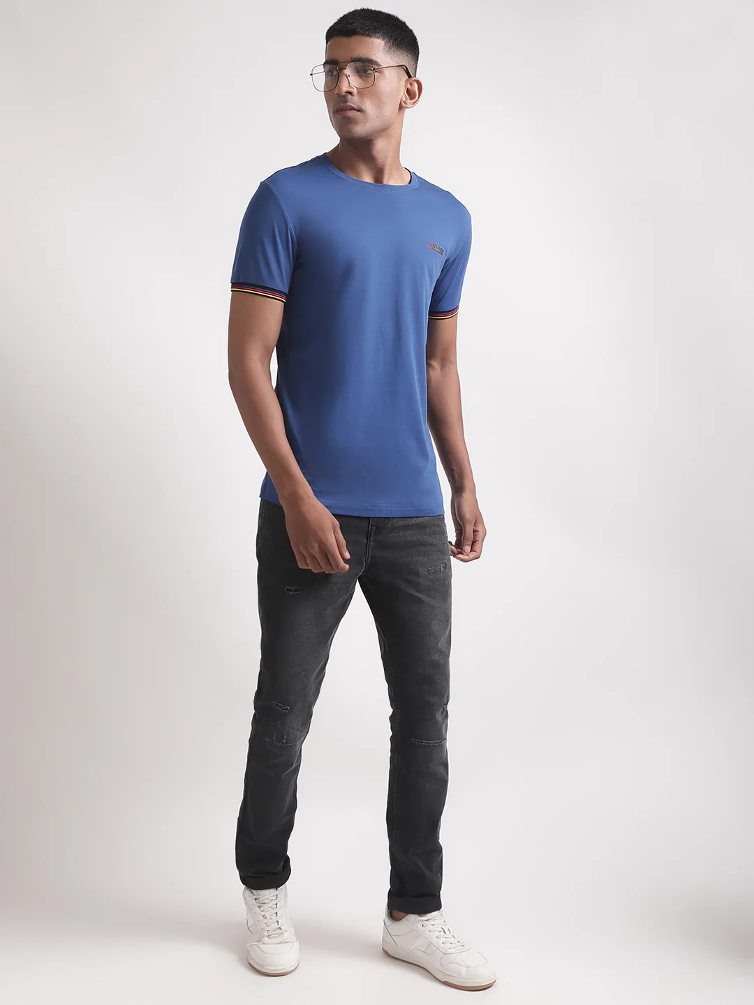 Antony Morato Blue Slim Fit Tshirt - Image 4