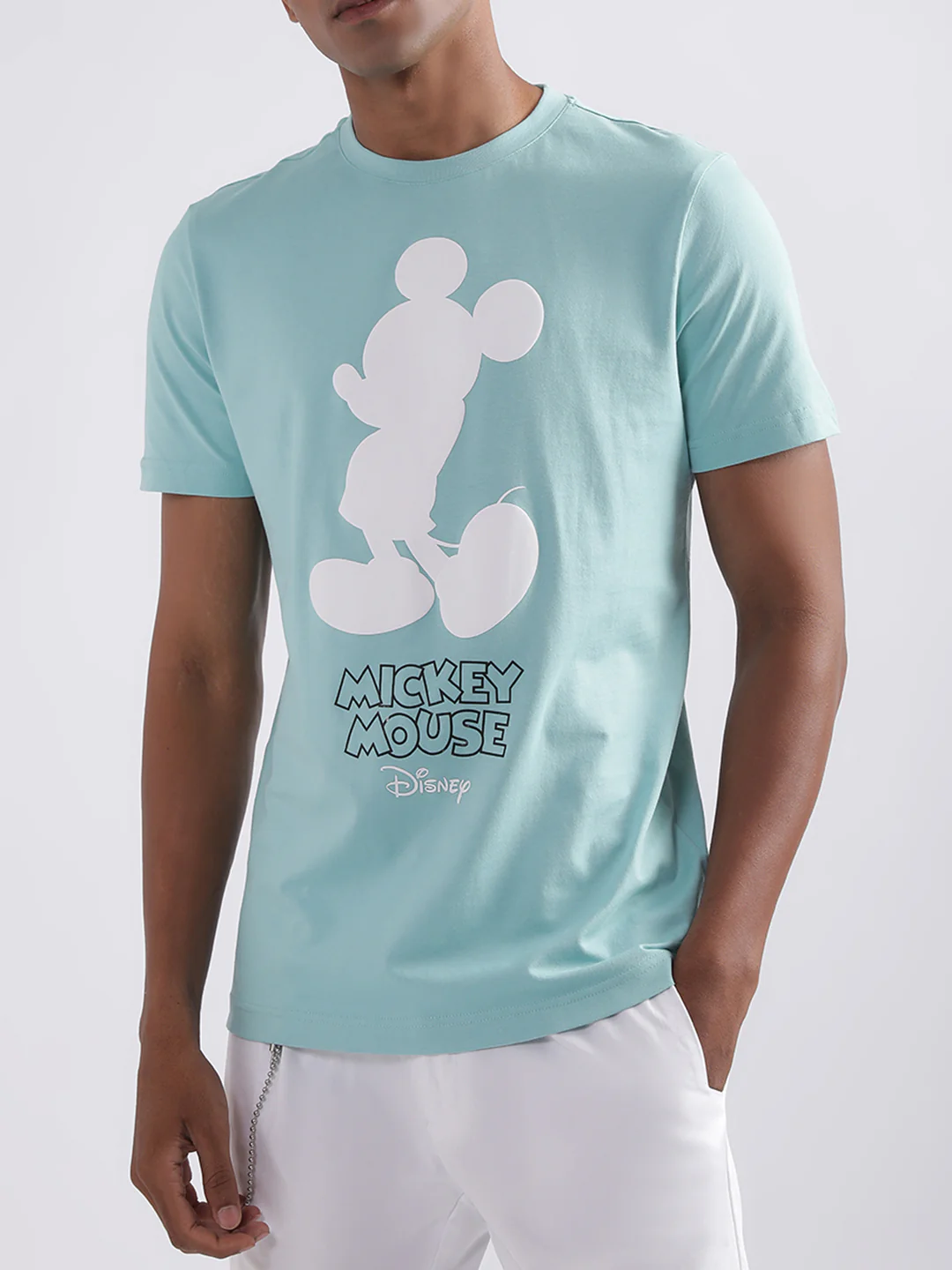 Antony Morato Blue Printed Regular Fit Tshirt