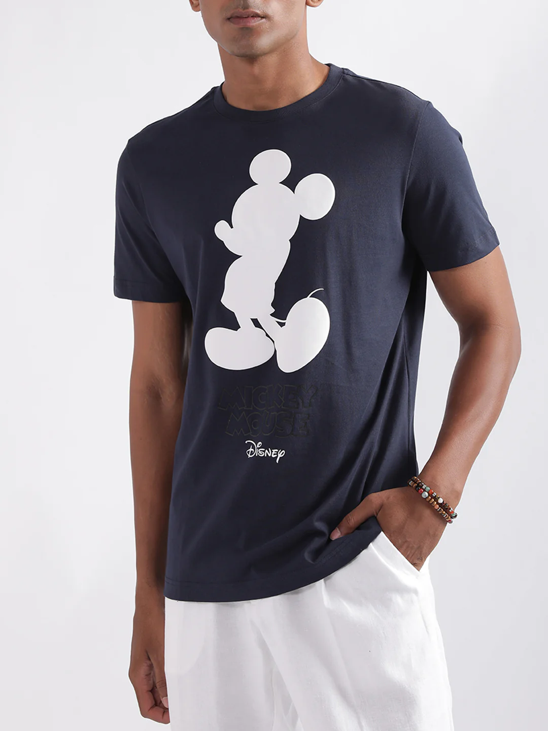 Antony Morato Blue Printed Regular Fit Tshirt