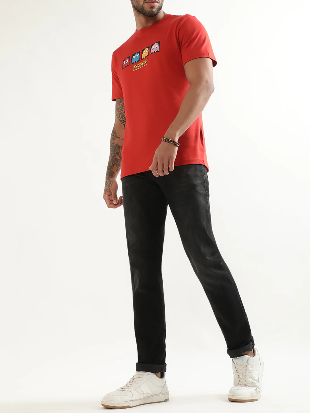 Antony Morato Red Printed Regular Fit Tshirt - Image 5