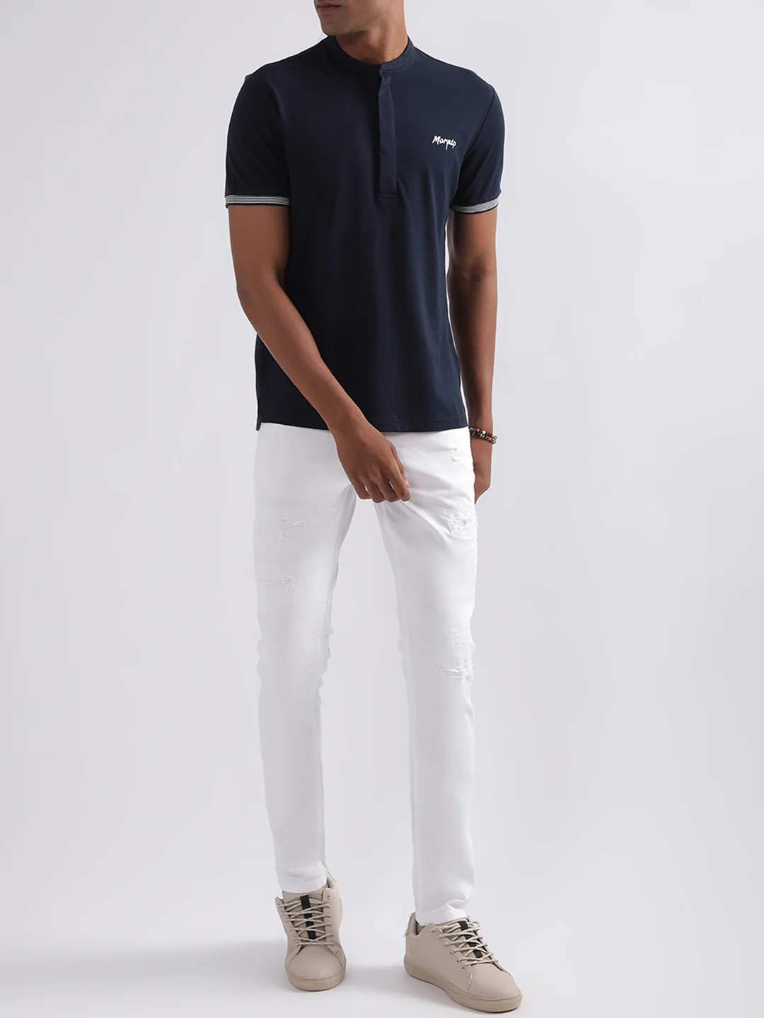 Antony Morato Blue Regular Fit Tshirt - Image 5