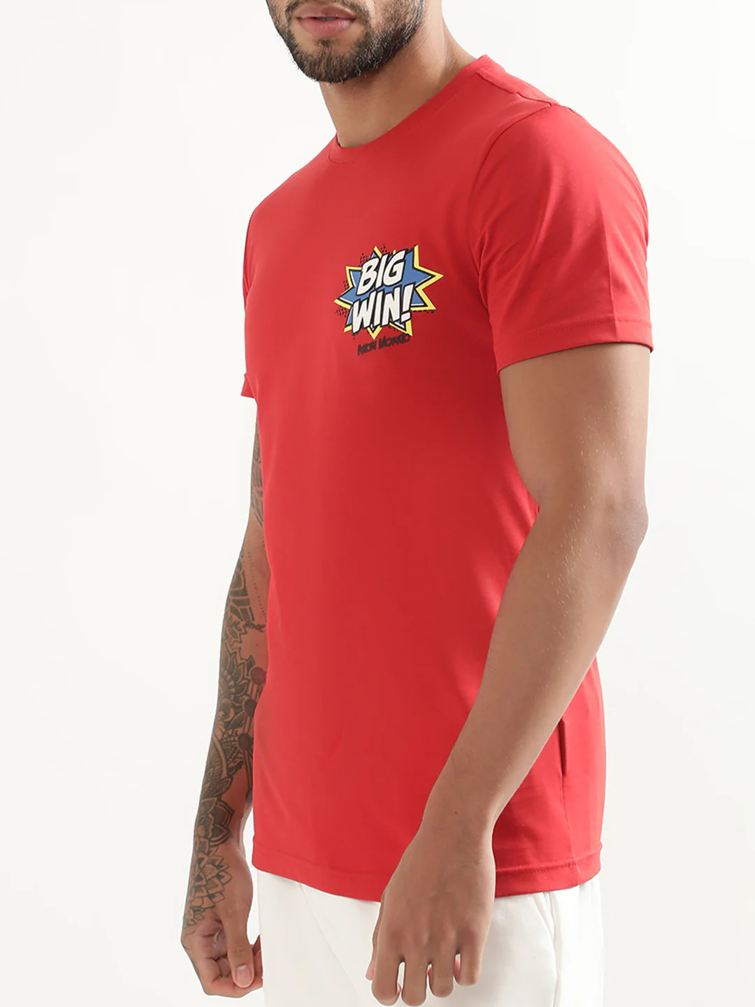 Antony Morato Red Printed Slim Fit Tshirt - Image 3